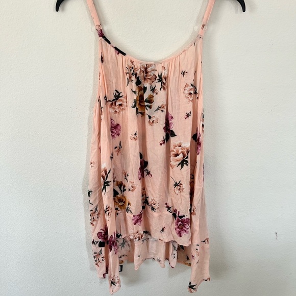 Torrid Pink Floral Swing Cami Top Plus Size - Picture 3 of 6